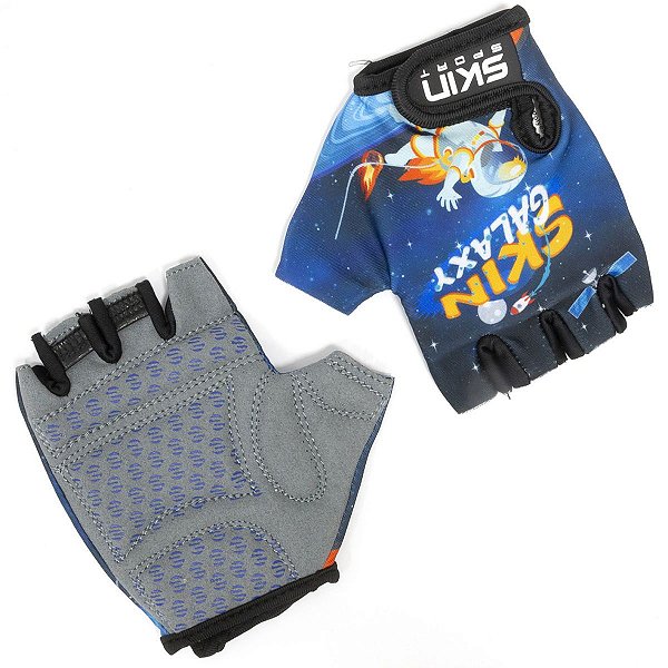 Luva de Ciclismo Skin Sport Kids Galaxy