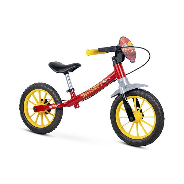Bicicleta Nathor Balance Bike Carros Aro 12