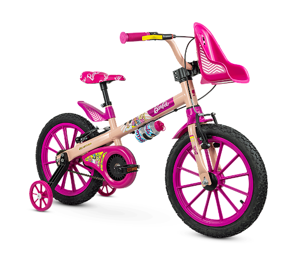 Bicicleta Infantil Nathor Barbie Aro 16