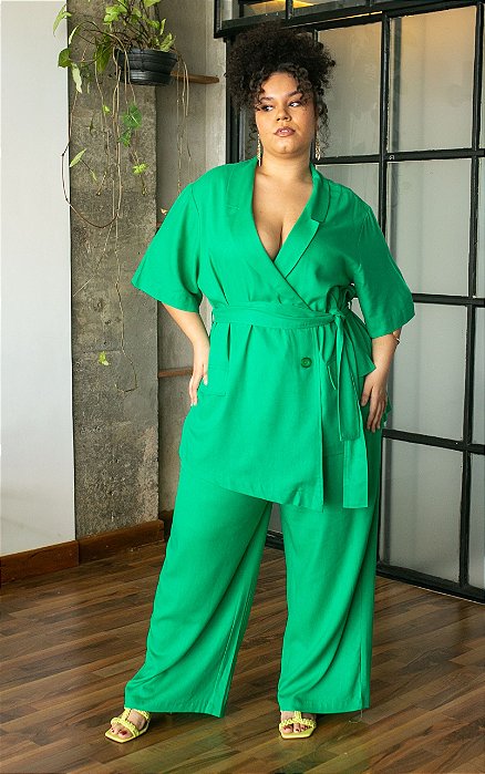 BLAZER ASSIMETRICO ASTRO GREEN 2