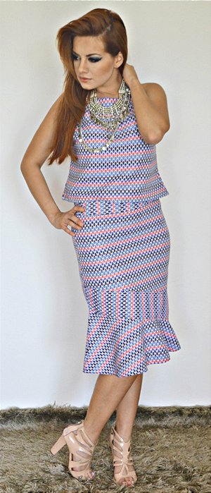 saia babado na barra