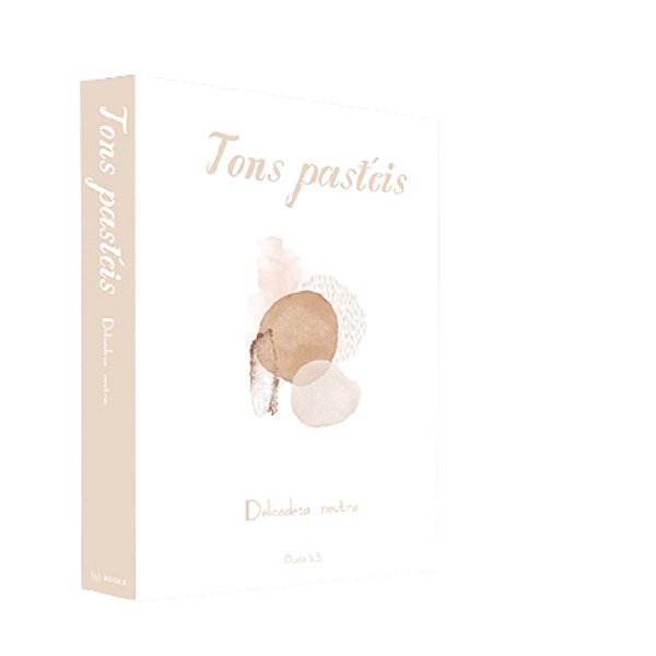 Livro Caixa ou Book Box Delicadeza Neutra 36x27x5cm