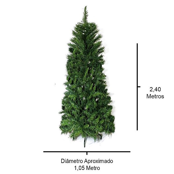 Árvore de Natal Príncipe Slim 240cm