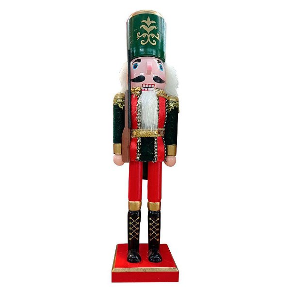 Soldado de Chumbo / Guarda Quebra Nozes 38cm Natal Rei do Armarinho