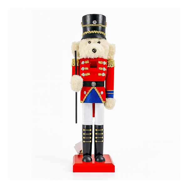 Soldado de Chumbo Urso Decorativo 36cm Cromus