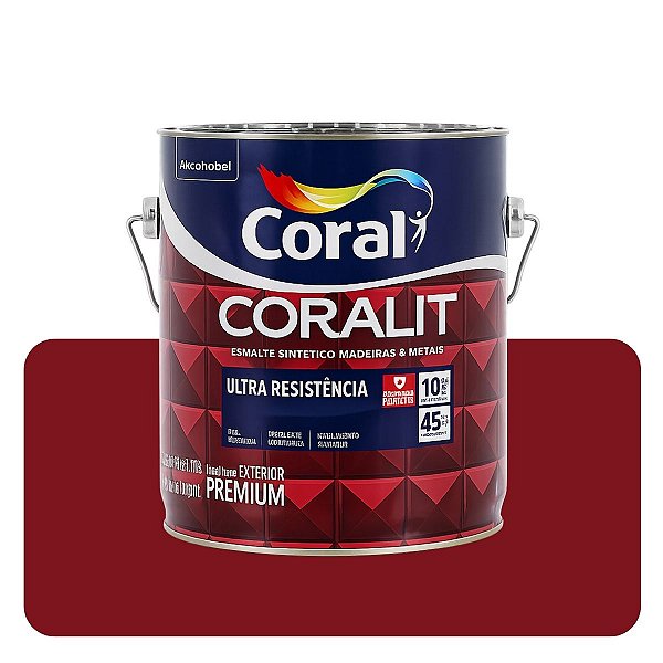 Coralit Ultra Vermelho Goya Brilhante 0,900ml Coral
