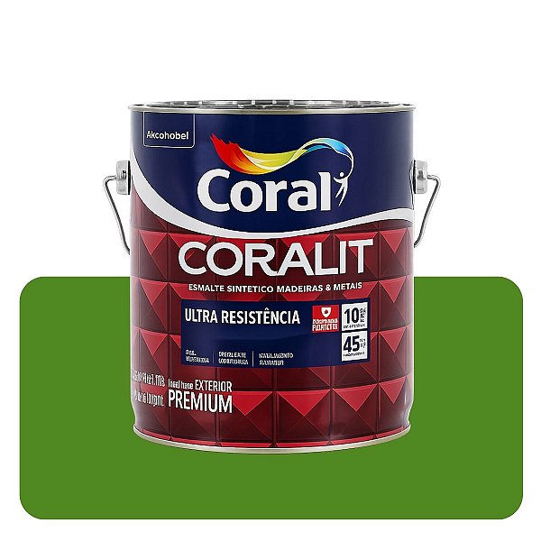 Coralit Ultra Verde Folha Brilhante 0,900ml Coral