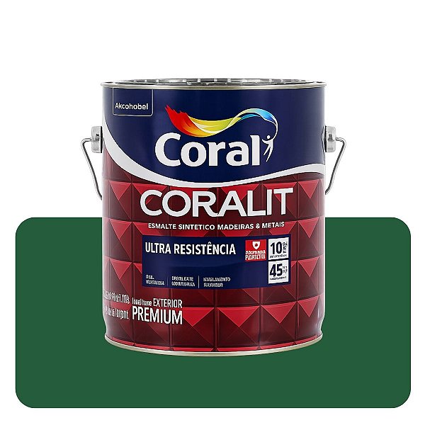 Coralit Ultra Verde Colonial Brilhante 0,900ml Coral