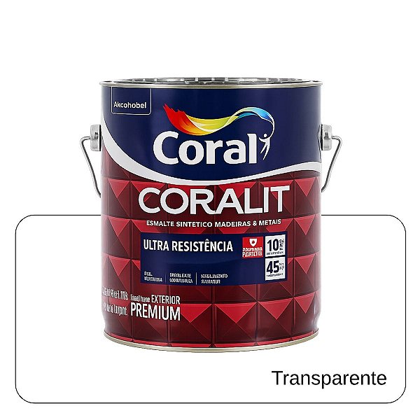 Coralit Ultra Transparente Brilhante 0,900mL Coral