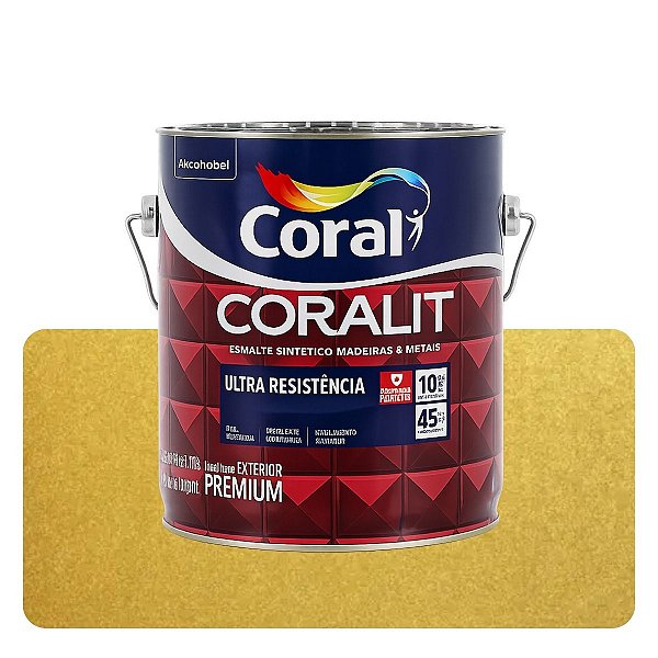 Coralit Ultra Ouro Brilhante 0,900mL Coral