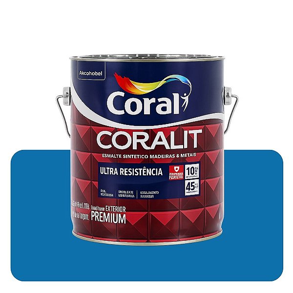 Coralit Ultra Azul França Brilhante 0,900mL Coral