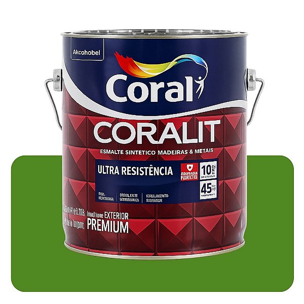Coralit Ultra Verde Folha Brilhante 3,6L Coral