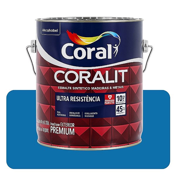 Coralit Ultra Azul França Brilhante 3,6L Coral