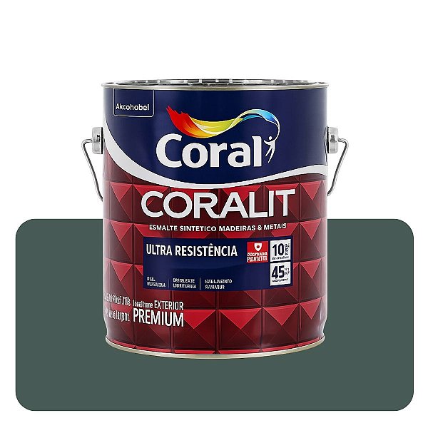 Coralit Ultra Verde Escolar Fosco 0,900ML Coral