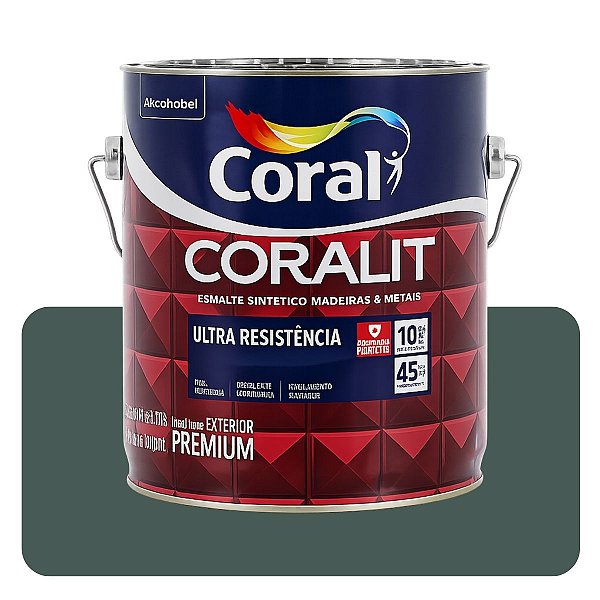 Coralit Ultra Verde Escolar Fosco 3,6L Coral
