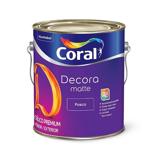 Decora Matte Fosco Branco 3,6L Coral