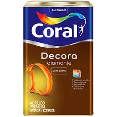Decora Diamante Semi-Brilho Branco 18L Coral