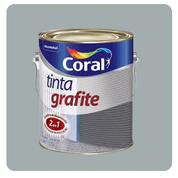 Tinta Grafite Fosco Cinza Claro 3,6L Coral
