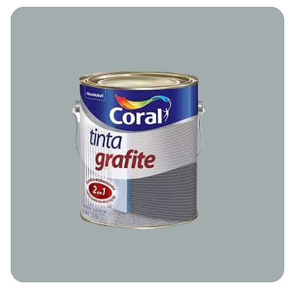 Tinta Grafite Fosco Cinza Claro 0,900ML Coral