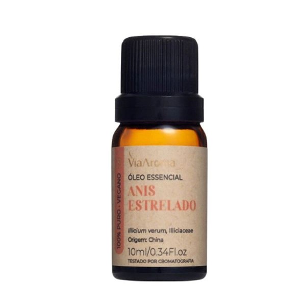 Óleo Essencial Anis Estrelado Via Aroma 10ml
