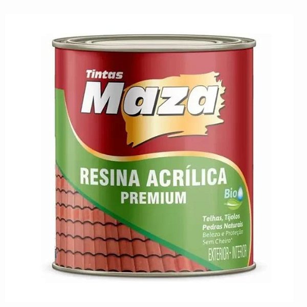 Resina Acrílica Base Água Brilho Incolor 3,6L - MAZA
