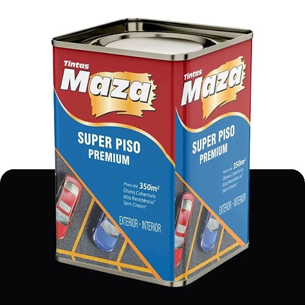 Tinta Piso Preto 18L 01198 Maza
