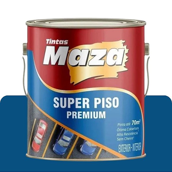 Tinta Piso Azul Segurança 3,6L Maza