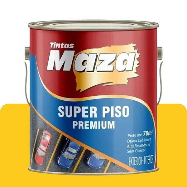 Tinta Piso Amarelo Segurança 3,6L Maza 00702