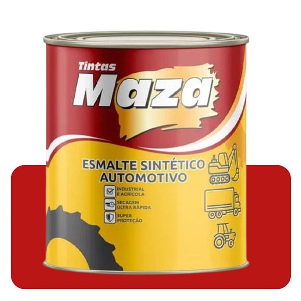 Esmalte Automotivo Vermelho 3,6L Agrícola Industrial Maza