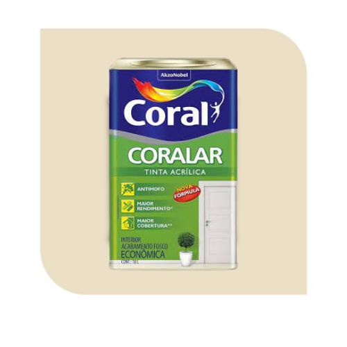 Coralar Pérola 18L Tinta Acrílica Coral