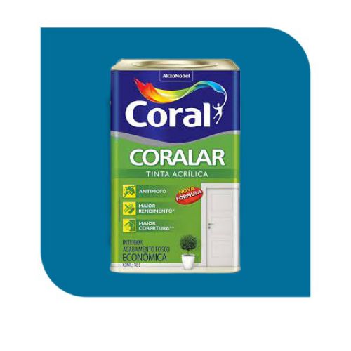 Coralar Pavão18L Tinta Acrílica Coral