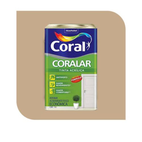 Coralar Camurça 18L Tinta Acrílica Coral