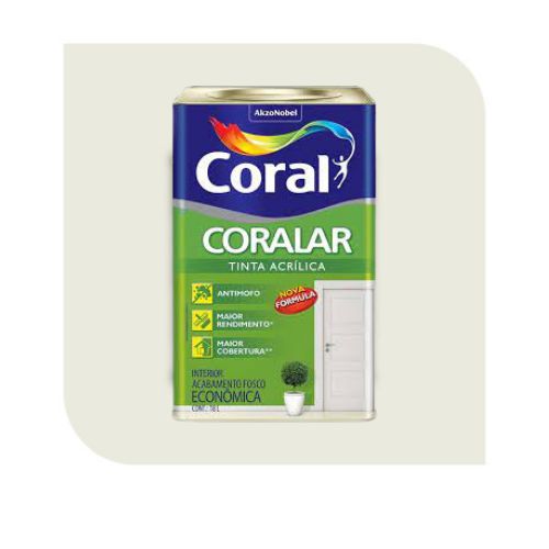 Coralar Branco 18L Tinta Acrílico Coral