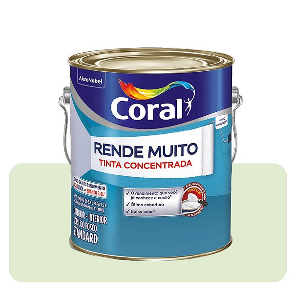 Rende Muito Verde Primavera 3,6L Tinta ACR Standard Coral