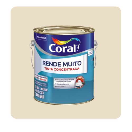 Rende Muito Pérola 3,6L Tinta ACR Standard Coral