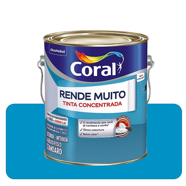 Rende Muito Oceano 3,6L Tinta Standard Coral