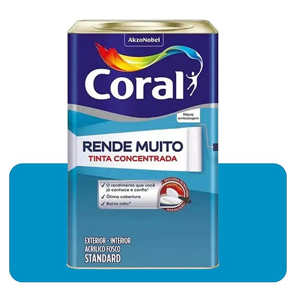 Rende Muito Oceano 16L Tinta Standard Coral