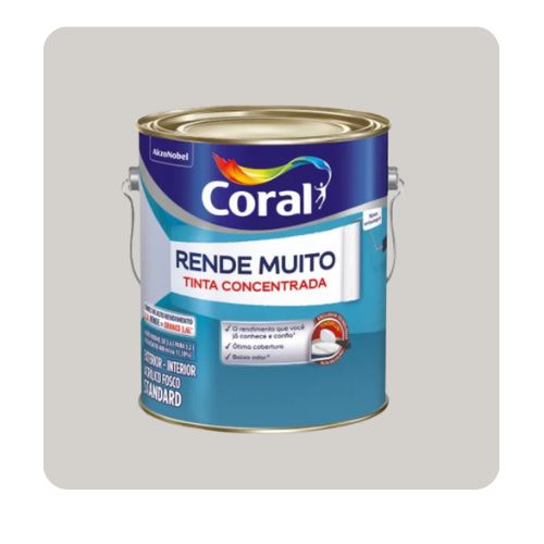 Rende Muito Crômio 3,6L Tinta ACR Standard Coral