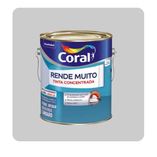 Rende Muito Cinza Alpino 3,6L Tinta ACR Standard Coral