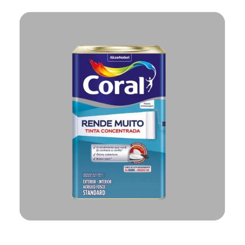 Rende Muito Tubarão Branco 16L Tinta ACR Standard Coral