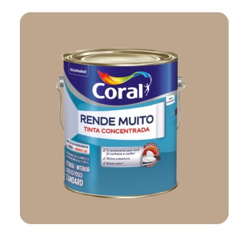 Rende Muito Camurça 3,6L Tinta ACR Standard Coral