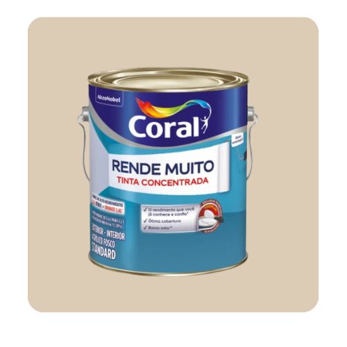 Rende Muito Areia 3,6L Tinta ACR Standard Coral