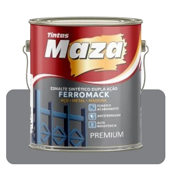 Esmalte Ferromack Cinza 3,6L Maza