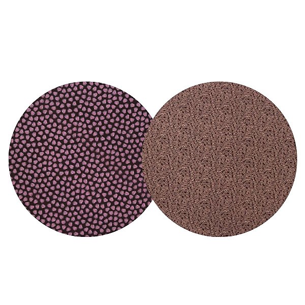Sousplat Artesanal Páscoa Marrom / Patinha Rosa 30cm C/MDF