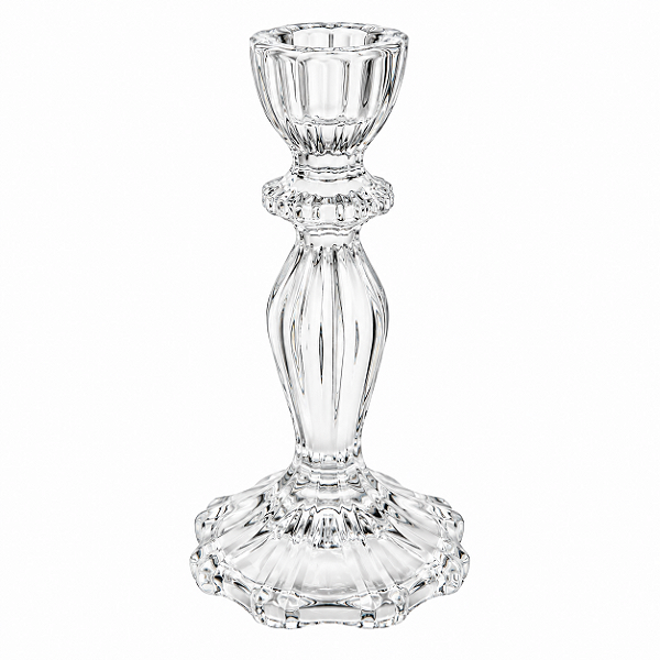 Candelabro Castiçal Porta Velas de Vidro Argos 8x16cm 26763