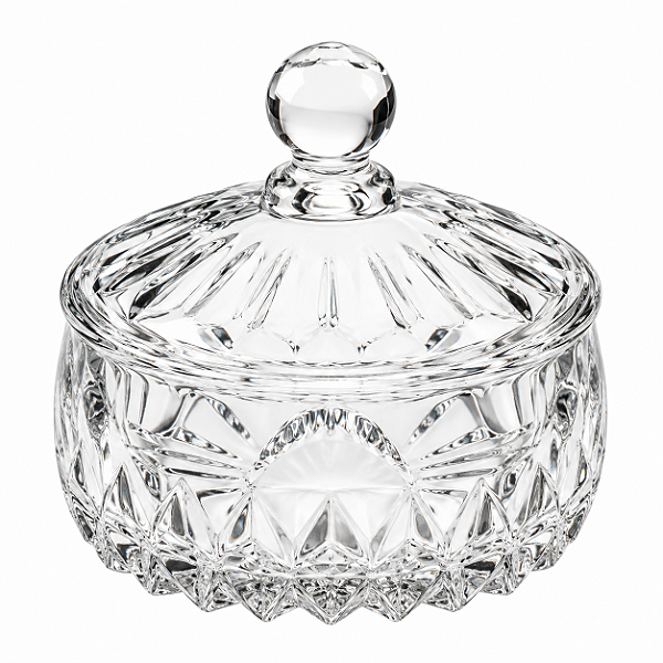 Potiche Decorativo de Cristal Louise 11cm x 11cm Rojemac