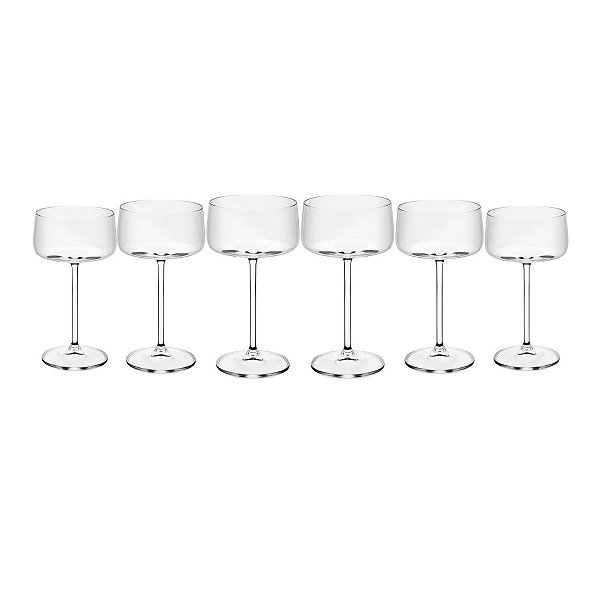 Taça Coupe 220ml CJ 6 De Cristal Ecologico Alex 35709