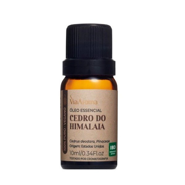 Oleo Essencial Cedro do Himalaia 10ml Via Aroma