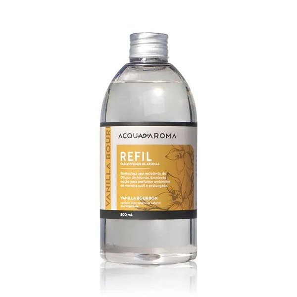 Refíl Difusor Vanilla Bourbon 500ml Acquaaroma