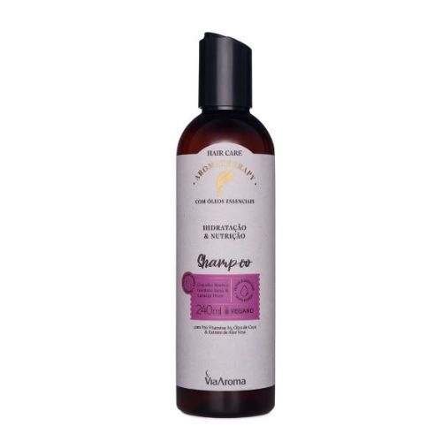 Shampoo Hidratação e Nutrição Aromatherapy Via Aroma - 240ml